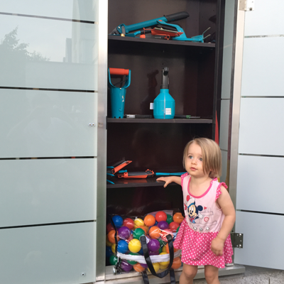 hochwertiger gartenschrank