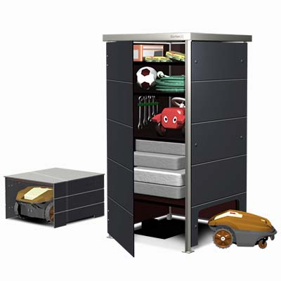 Robotergarage-Mähroboter Schrank